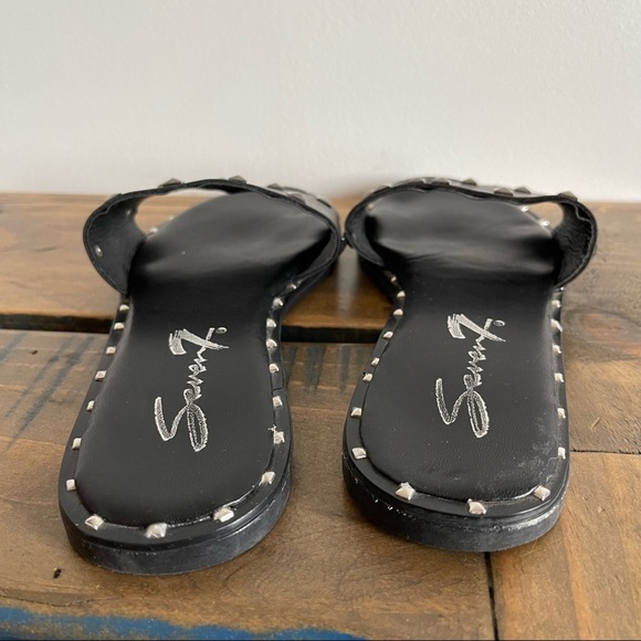 SEVEN7 Duo Slides Black with Studs - Picture 12 of 12